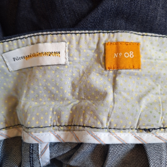 Anthropologie Pilcro and the letterpress Denim pleated skirt. Womens size 8 - Picture 2 of 6